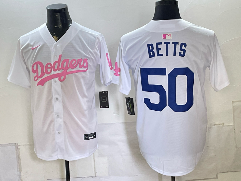 men Los Angeles Dodgers #50 Betts white Game 2026 Nike MLB Jersey 080803->chicago cubs->MLB Jersey